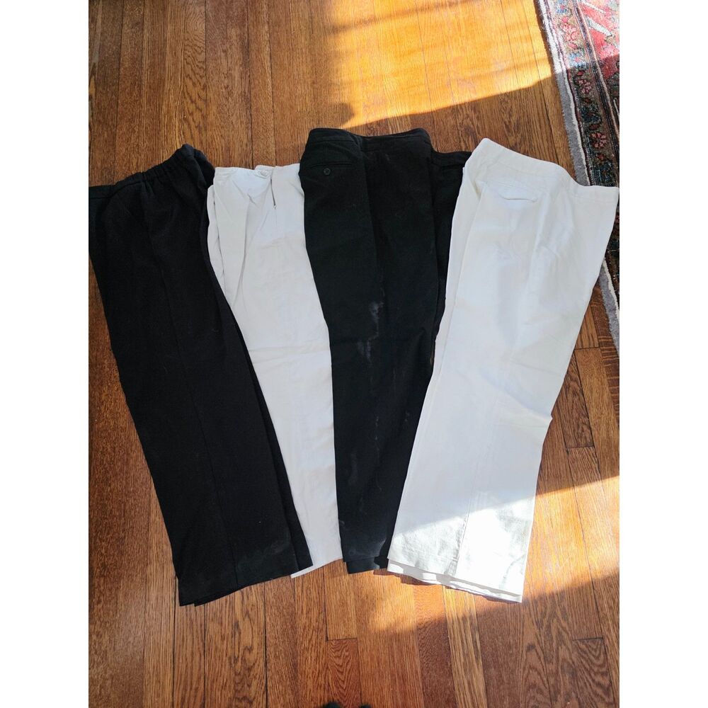 Bundle of 4 pairs Size 12P Women's Pants Talbots Coldwater Creek Appleseed's